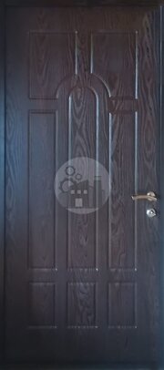 антивандальная дверь с терморазрывом без глазка, с внутренней отделкой мдф - внутренняя часть двери ДВ-1194