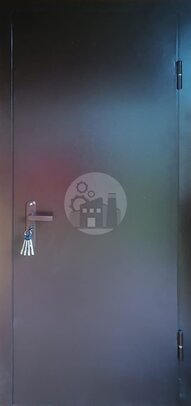 антивандальная дверь с терморазрывом без глазка, с внутренней отделкой мдф-ДВ-1194